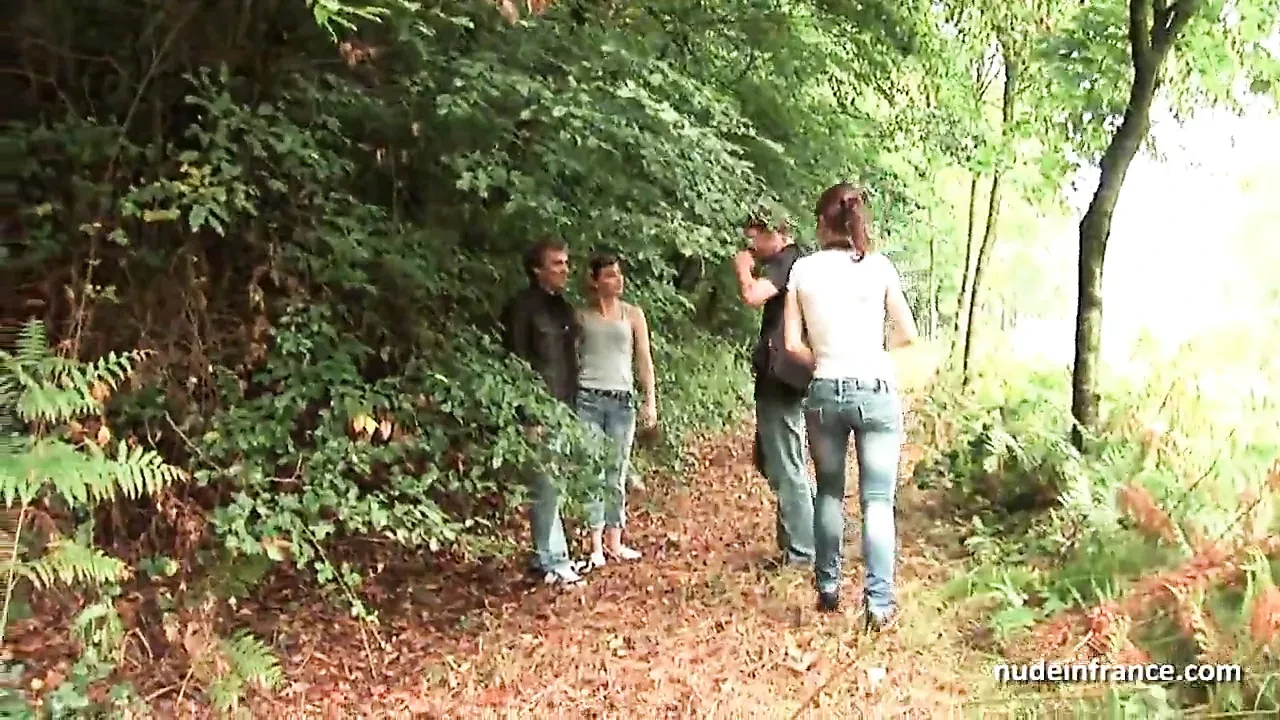 Squirt french step mom hard anal pounded and double P outdoor