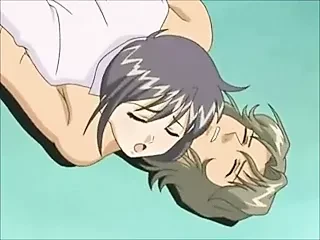 Long femdom footjob scene from Virgin Auction – anime